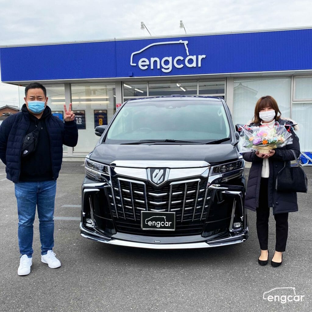 Engcar野田店でのご購入お一人目 ご納車おめでとうございます アルファード 2 5s Cパッケージ 車買取 査定なら高額買取のeng