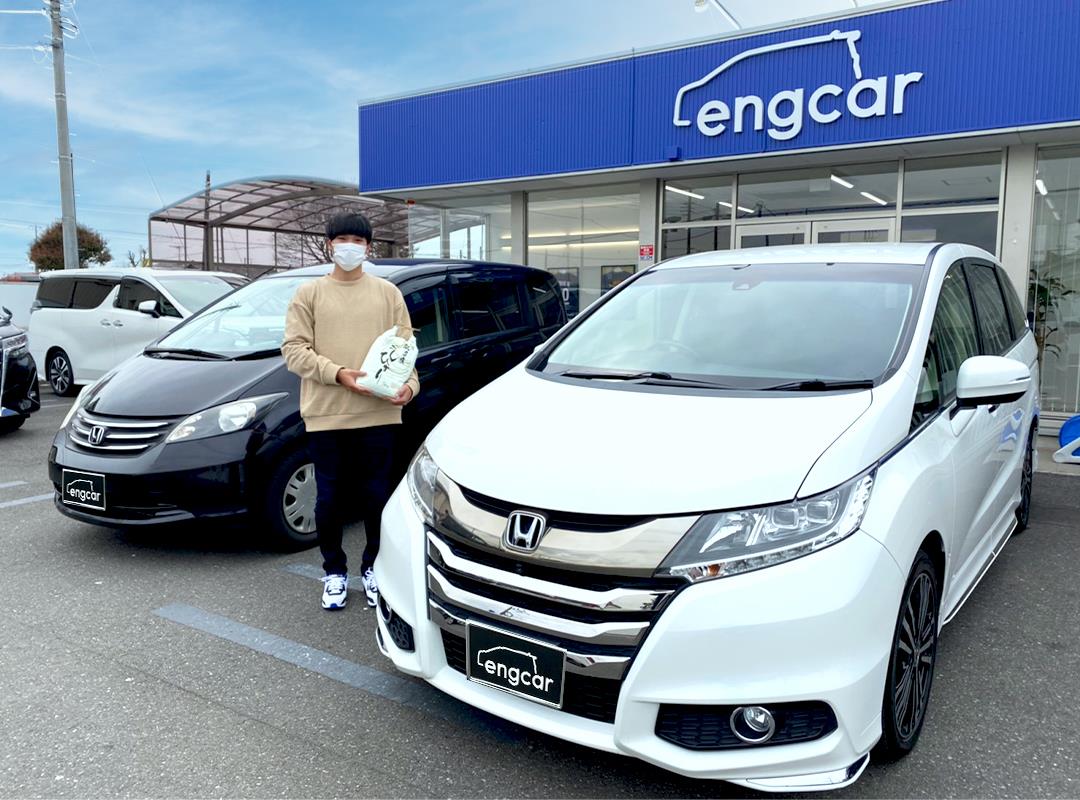 ご納車紹介 オデッセイ ご納車おめでとうございます 車買取 査定なら高額買取のeng